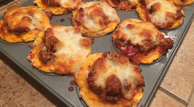 Gluten free pizza biscuits